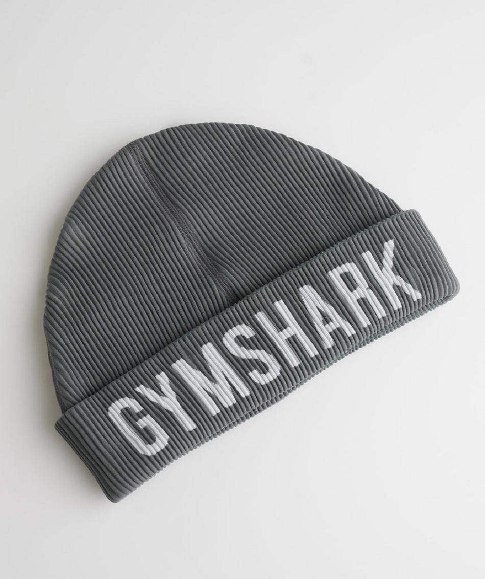 Czapki Damskie Gymshark Seamless Docker Beanie Szare | PL 2110ZUT